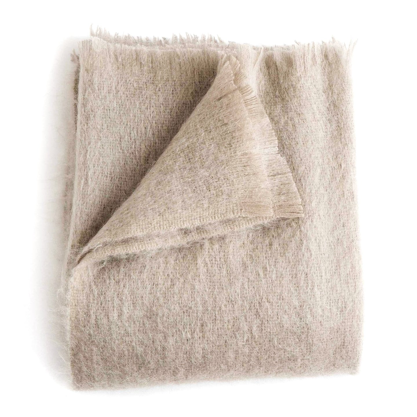 Mohair Throw Blanket | Ash