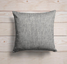 Load image into Gallery viewer, Fransesca Linen Pillow Cover in Black