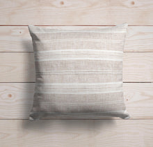 Load image into Gallery viewer, Multistripe Linen Pillow Cover in Birch