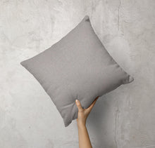 Load image into Gallery viewer, Stone Washed Linen Pillow Cover in Graphite
