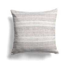 Load image into Gallery viewer, Multistripe Linen Pillow Cover in Birch
