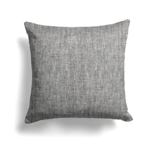 Load image into Gallery viewer, Fransesca Linen Pillow Cover in Black
