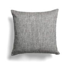 Load image into Gallery viewer, Fransesca Linen Pillow Cover in Black