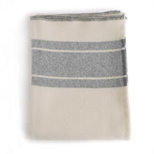 Load image into Gallery viewer, Merino Wool Blanket | A Frame in Classic Grey
