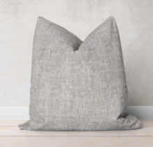 Load image into Gallery viewer, Francesca Linen Pillow Cover in Graphite
