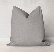 Load image into Gallery viewer, Stone Washed Linen Pillow Cover in Graphite
