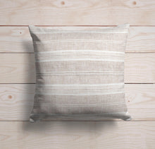 Load image into Gallery viewer, Multistripe Linen Pillow Cover in Birch

